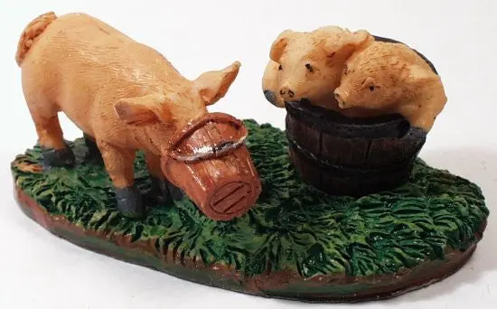 Standard Ga & G Ga Railroad Figure Pig And Piglets In Bucket 1