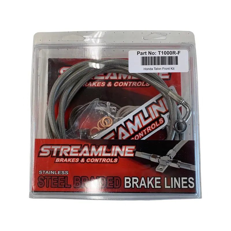Steel Braided Brake Lines- Honda Talon 1