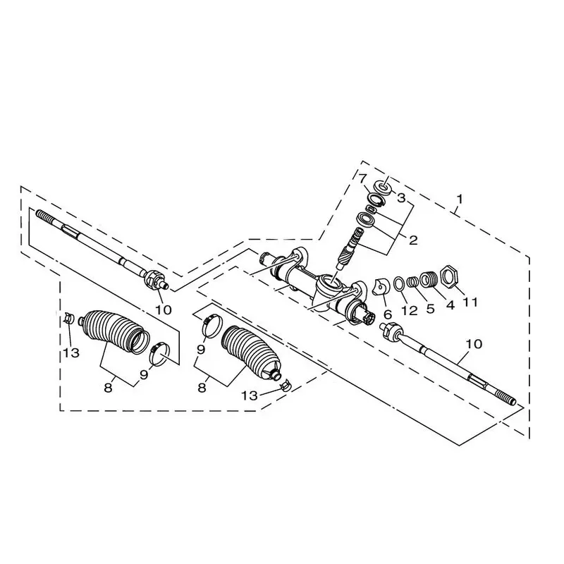 Steering Rack Assembly - Yxz1000r/Ss 1