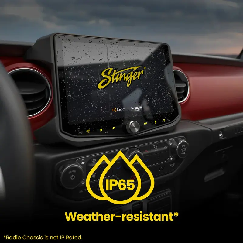 Stinger Horizon10 10" Radio Fully Integrated Kit W/ Vehicle And Off-Road  I '18-'23 Jeep Jl Wranglers/ '20-'23 Jeep Jt Gladiators 1