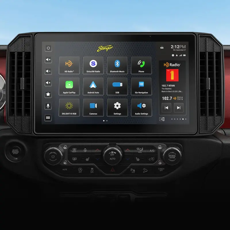 Stinger Horizon12 12" Radio Fully Integrated Kit W/ Vehicle And Off-Road  I '18-'23 Jeep Jl Wranglers/ '20-'23 Jeep Jt Gladiators 1