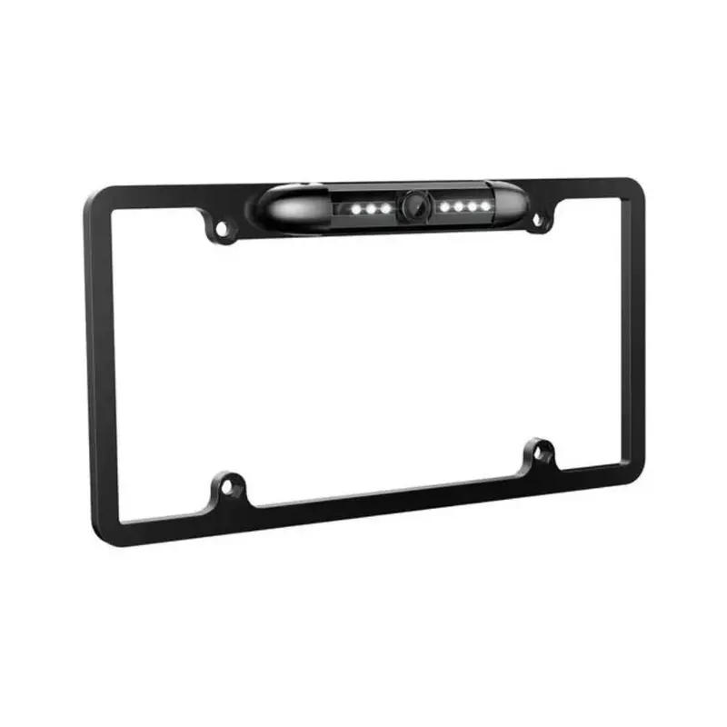 Stinger Vision Full-Frame License Plate Backup Camera With Built-In Led Lights (Black) | Vsl300l 1