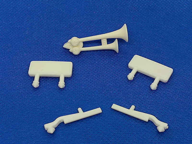 Structo Truck Plastic, Mirror, Wipers And Horn Set X 5 Piece 1