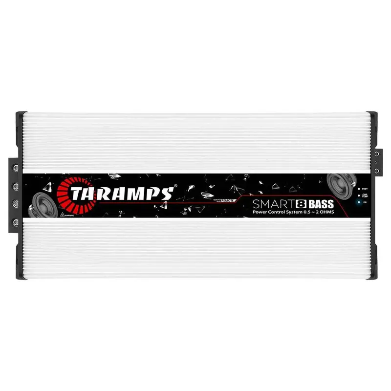 Taramps Smart 8 Bass | 8000W Rms Monoblock Amplifier 1-Ohm~2-Ohm 1