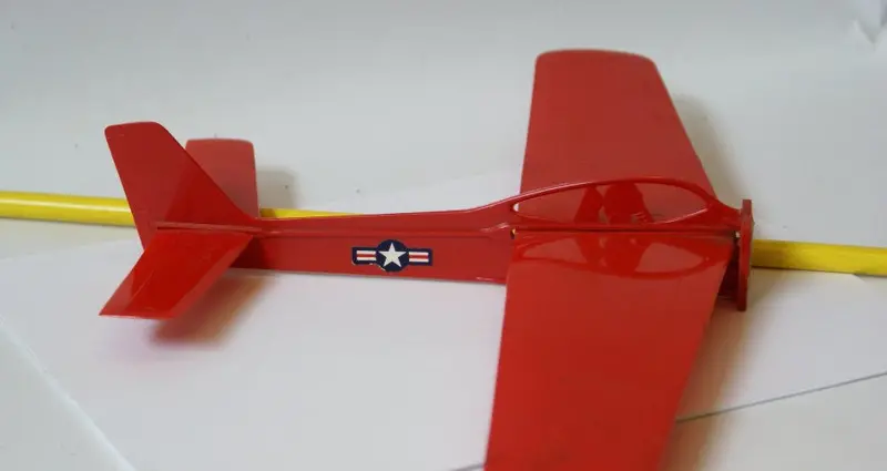 Tether Herkimer Aurora 1961 Toy Airplane 1