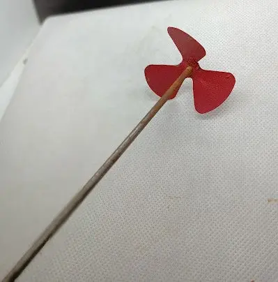Tin Toy Boat 2" Boat Propeller On 9" Shaft. 1