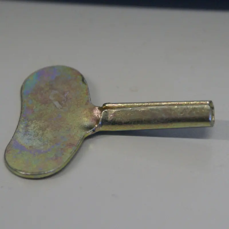 Tin Toy Key Windup Key 1" Shaft Length 1/8" Square Shaft Opening. 1