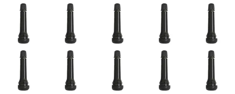 Tire Valve  Tr418 - 2" Snap-In Tubeless Rubber Valve Stem (10 Pack) 1