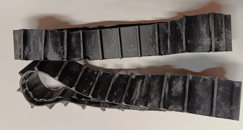 Tonka Caterpillar Track 1-1/8" X 17.5" (1/2" Inside Brackets/ Cleats) 1