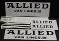 Tonka Set Of Allied Moving Truck Decals 1
