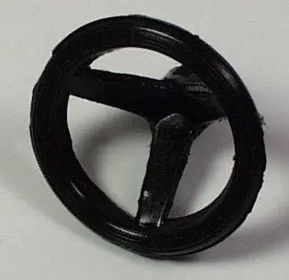 Tonka Steering Wheel 1-1/8 In. Od  Black 1