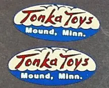 Tonka Truck Decals Pair 1956 - 60'S 1