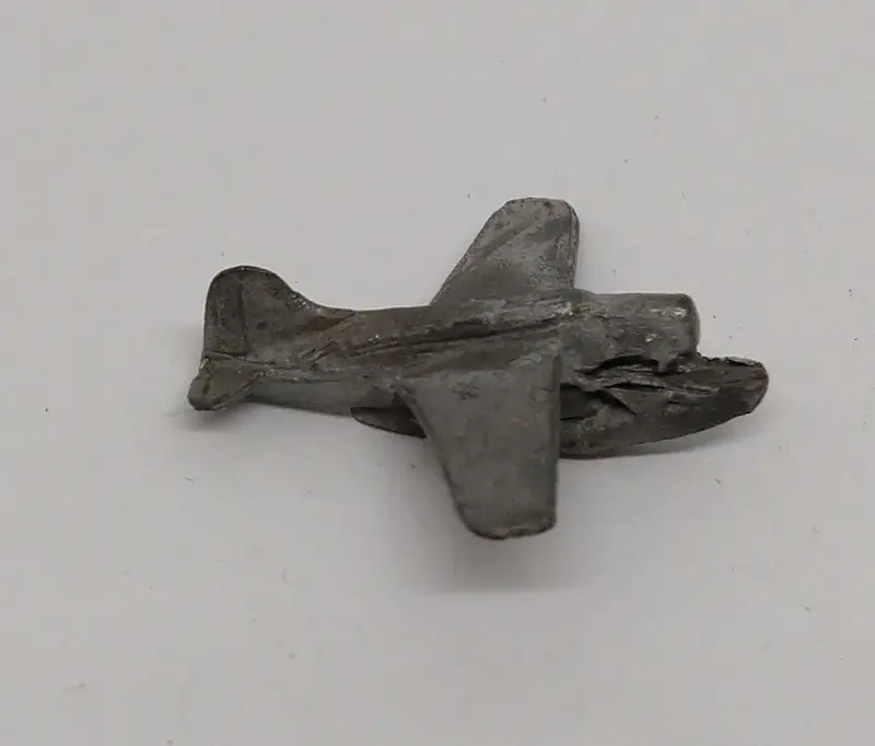 Toy Boat Aircraft Carrier Airplane. 7/8" Untrimmed. 1