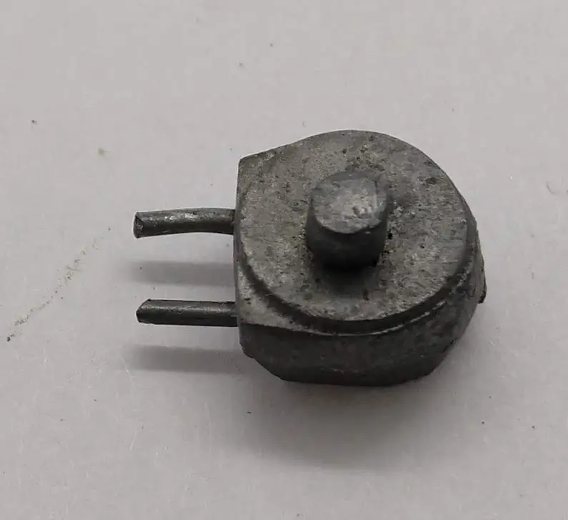 Toy Boat Gun Turret Housing With Guns  5/16" 1