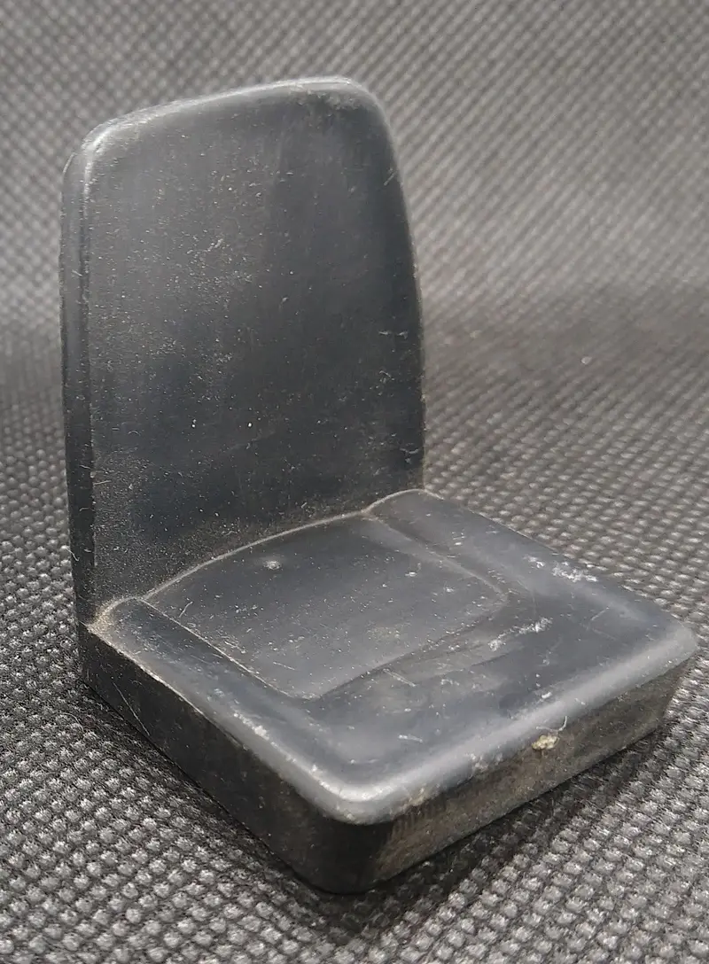 Toy Car Or Truck Original Seat. Black Plastic. 1