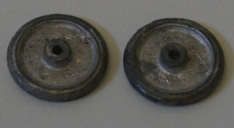 Toy Diecast Solid Wheels 3/4" Diameter 1