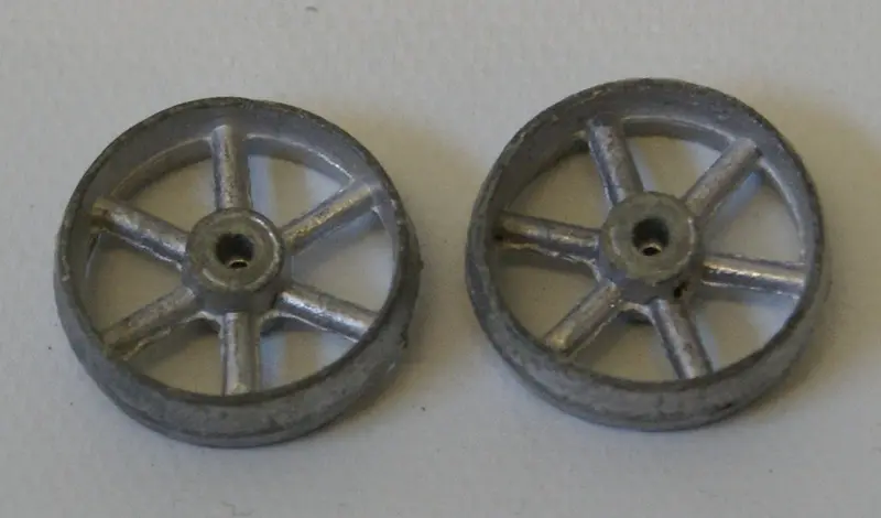 Toy Diecast Spoked Wheels 3/4" Diameter 1