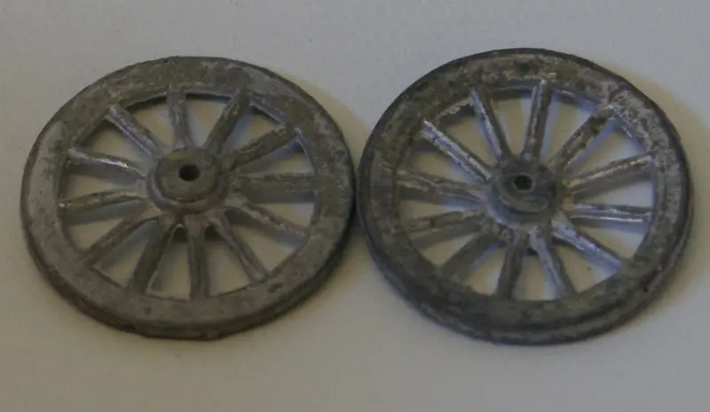 Toy Diecast Spoked Wheels 9/16Th Diameter 1