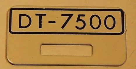 Toy Distler License Plate Porsche 1-3/16" X 5/8" 1