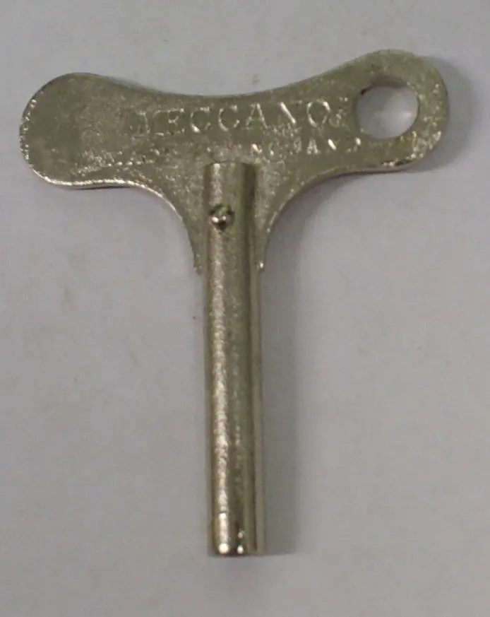 Toy Meccano Large Key 2.5"  1/8" Square Key Hole 1