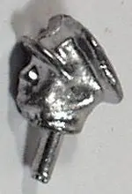 Toy Motorcycle Driver Head With Pin 1