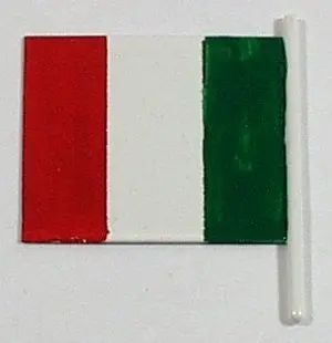 Toy Oceanliner Flag  /Boats Red/White/Green 1