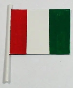 Toy Oceanliner Tin Flag 1-3/8 X 1-1/8" 1