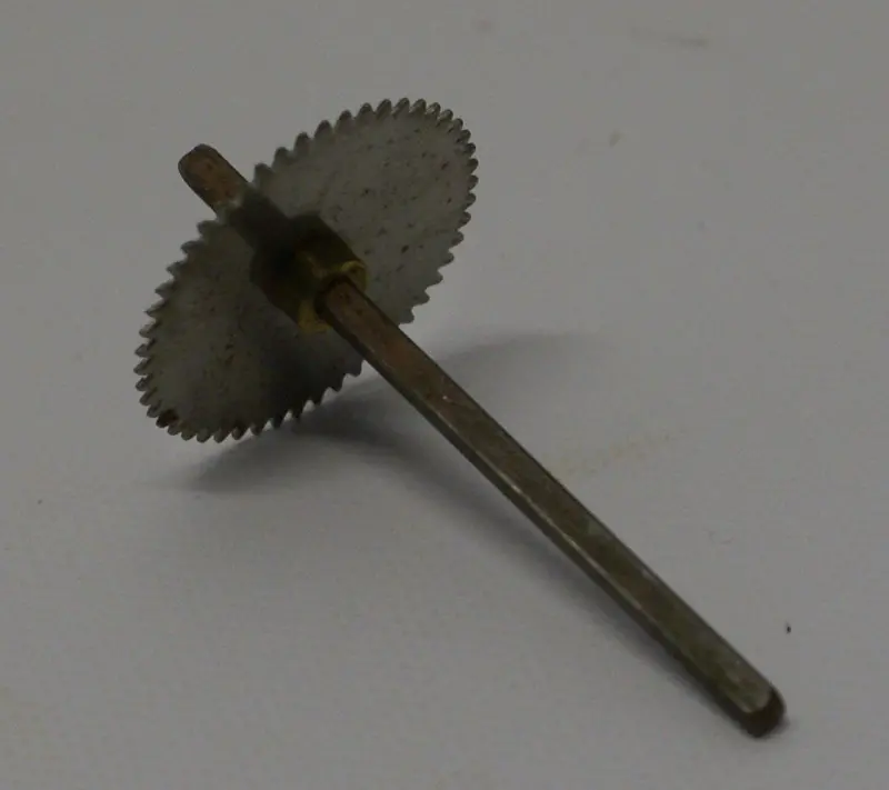 Toy Replacement Square Axle For Windup With Gear. 1