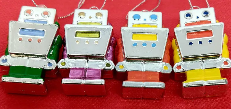 Toy Robot Christmas Tree Ornament(S) 2-1/4" 1