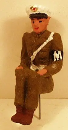 Toy Soldier Figure Police Officer 58Mm 1