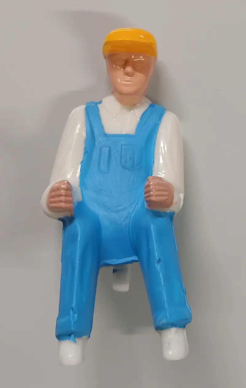 Toy Tractor Driver Painted  2-1/4" Early 1950'S And 60'S Toy Tractors 1