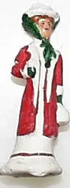 Toy Train Station Figure Lady Traveller 1