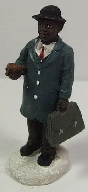 Train Figure : Gentleman Carrying Briefcase & Pipe 2-1/2 In. Train Figure 1