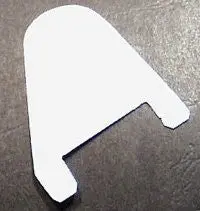 Unique Art Sky Ranger Airplane Rudder 1-14 X 1-1/8" 1