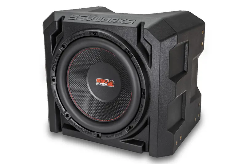 Universal 10-Inch Subwoofer Enclosure - High-Strength Rotomolded Design, Durable & Weather-Resistant, Perfect For Car, Truck, Boat Or Utv Audio Upgrades, Enhanced Bass Performance 1