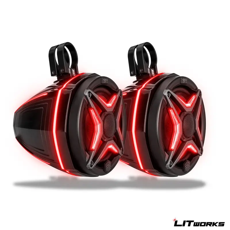 Universal 6.5In Cage-Mounted Rgb Speaker-Pods 1