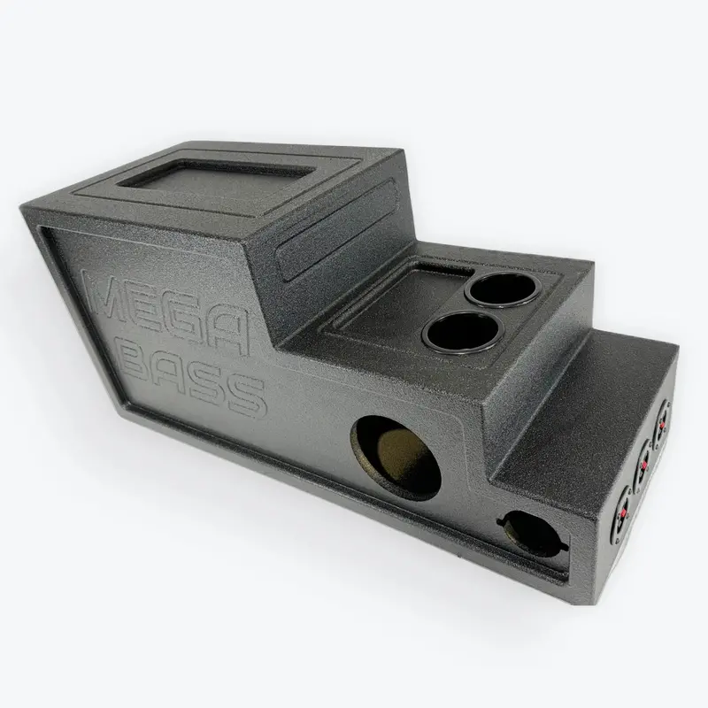 Universal Center Console Enclosure Box For Trucks Ported 12" 1