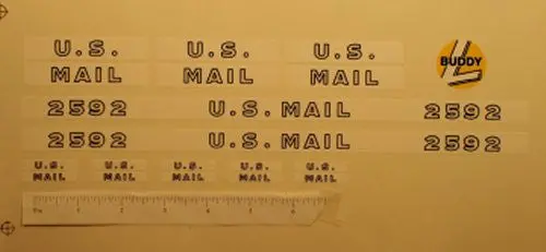 Us Mail Decal Buddy L 1