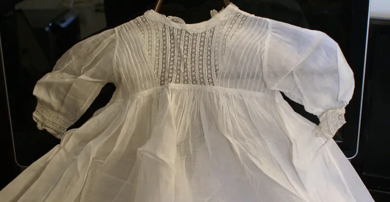 Victorian Baptism Or Christening Gown With Petticoat.  Stunning Quality 1