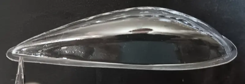 Vintage Fiat Abarth 750 Toy Car : Replacement Canopy Clear 1