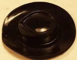 Vintage Hartland Model 800 Series Ward Bond Seth Adams Hat. 1