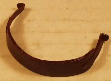 Vintage Hartland Model Brown Saddle Girth 2" Accessory 1