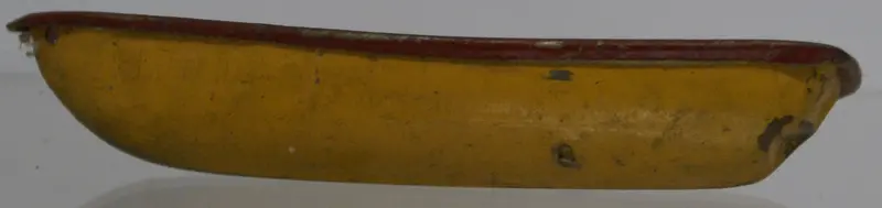 Vintage Tin Boat 4" X 1-1/4" Original 1