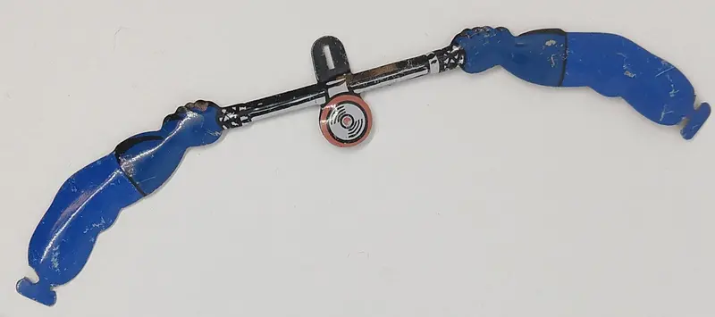 Vintage Tin Motorcycle Policeman Replacement Arms & With Handlebar 1
