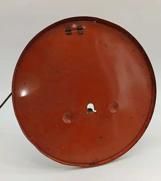 Vintage Tin Toy Base Or Target Stand. 8" Diameter. Parts Only 1