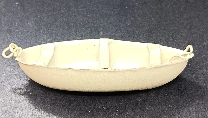 Vintage Tin Toy Boat Lifeboat 2-1/4" 1