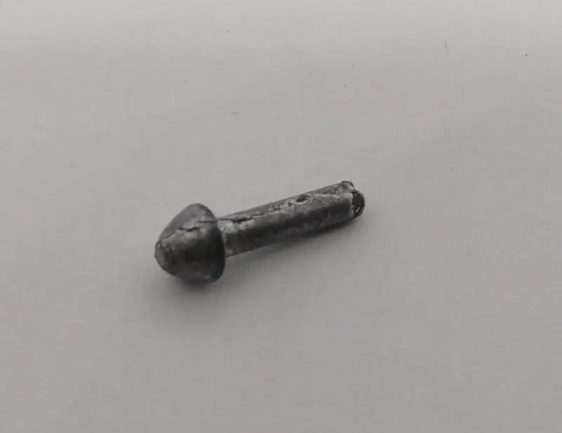 Vintage Toy Airplane Propeller Pin.  3/8" 1