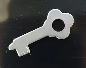 Vintage Toy Bank Key 1-3/8" 1