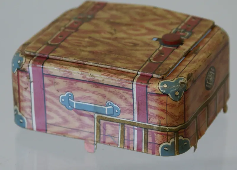 Vintage Toy Battery Cover Box And Switch 3-1/2" X 3" 1