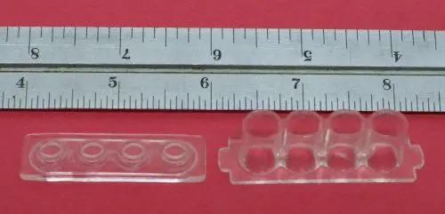 Vintage Toy Battery Operated Tractor Replacement Clear Cylinders. 1